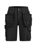 HÅNDVERKSSHORTS ELEVATE STRETCH DAME SVART