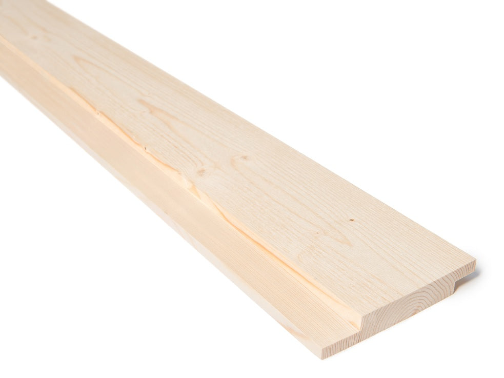 Falset kledning 19x123 dobbelfals rett